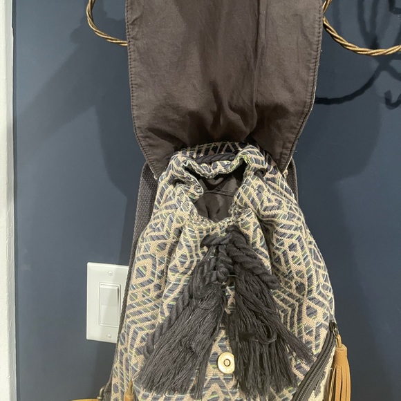 Large Mossimo Supply  Co Tassle Backpack - Picture 3 of 9